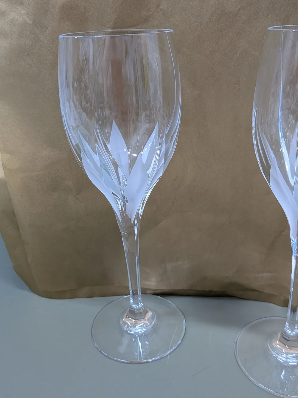 Mikasa Flame D’Amore Crystal Goblets - Set of 3,  9